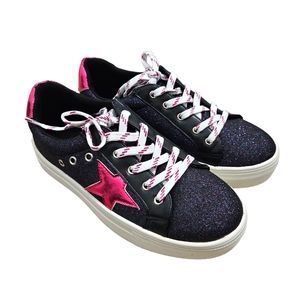 Girls glitter sneakers